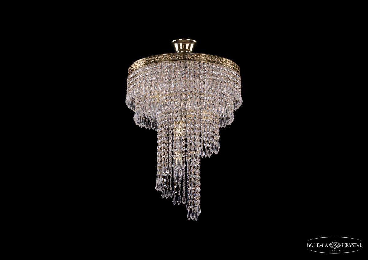 Люстра спираль хрустальная 8311/40-50 G Bohemia Ivele Crystal