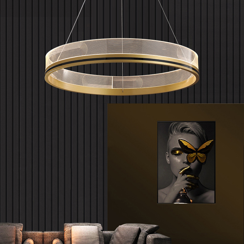 Подвесная люстра DILEMMA D80 Black by ImperiumLoft