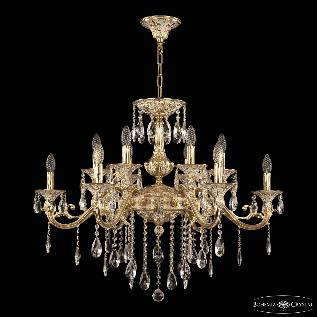 Люстра бронзовая 70123/12/320 B GW U2 Bohemia Ivele Crystal
