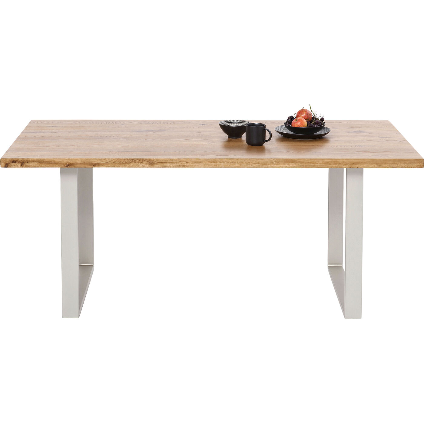 Стол Jackie Oak GK Silver 200x100 см KARE 84526