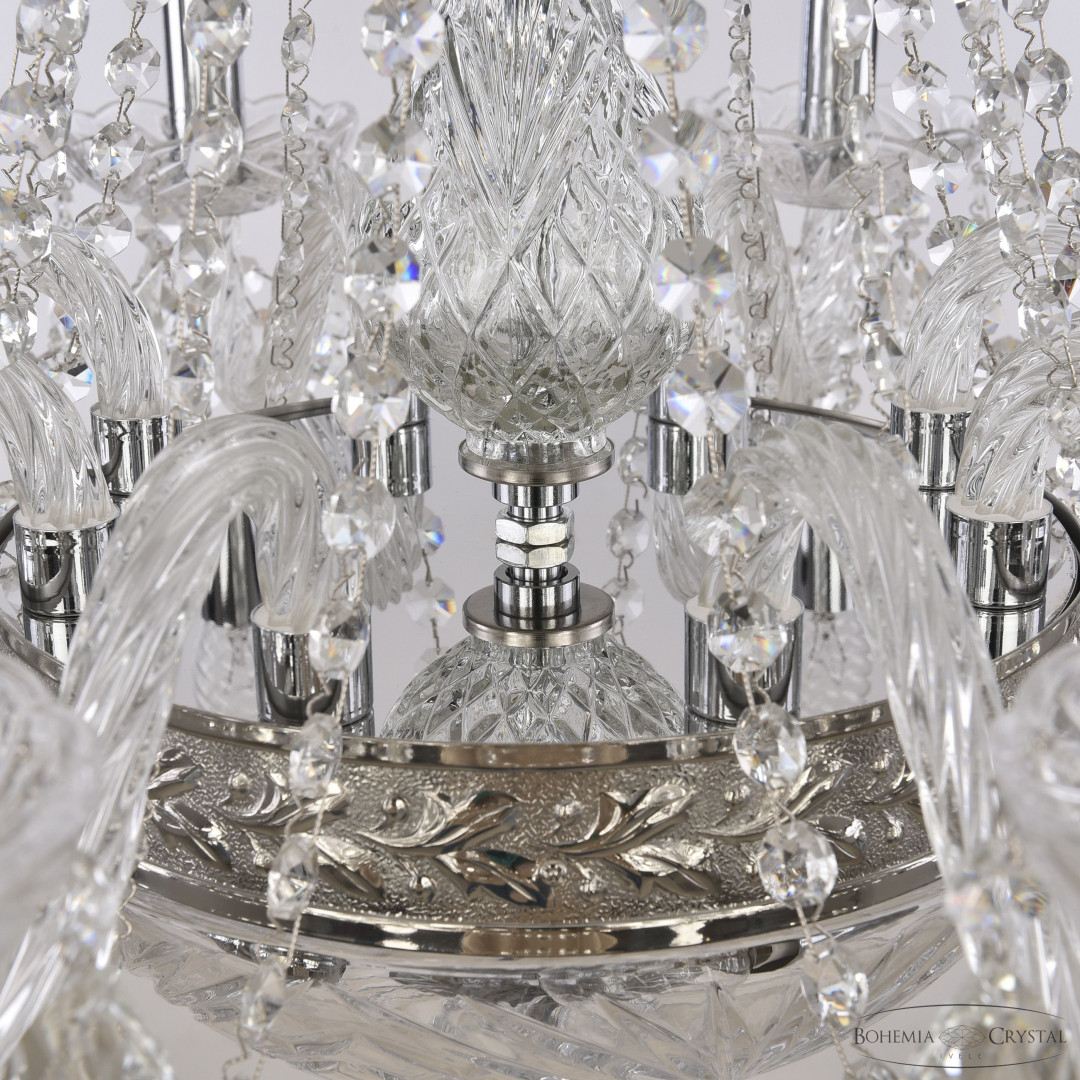 Люстра хрустальная 1451/8/160/250 Ni Bohemia Ivele Crystal