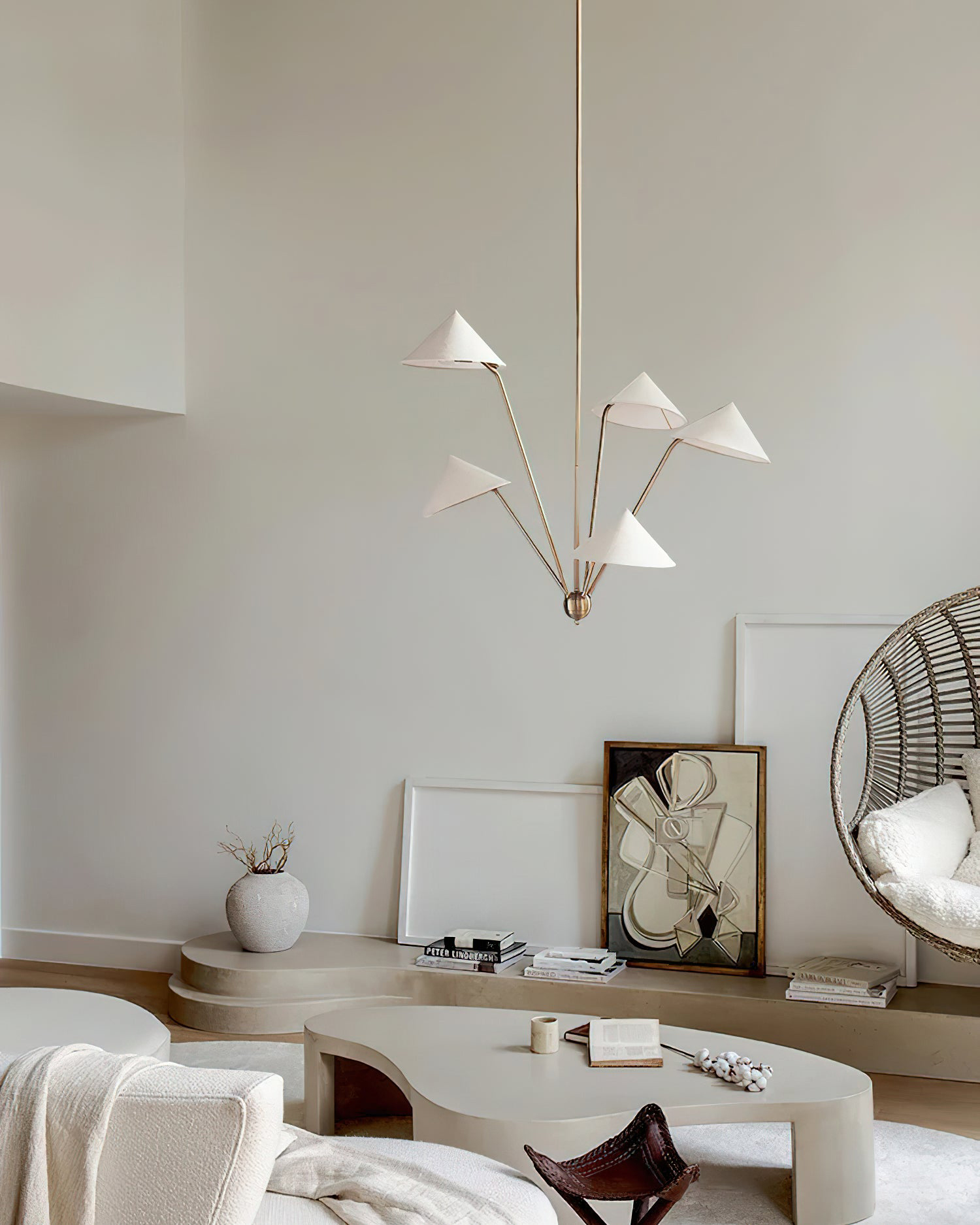 Люстра с пятью лампами Мантис Louvre Home LCH340325XNP