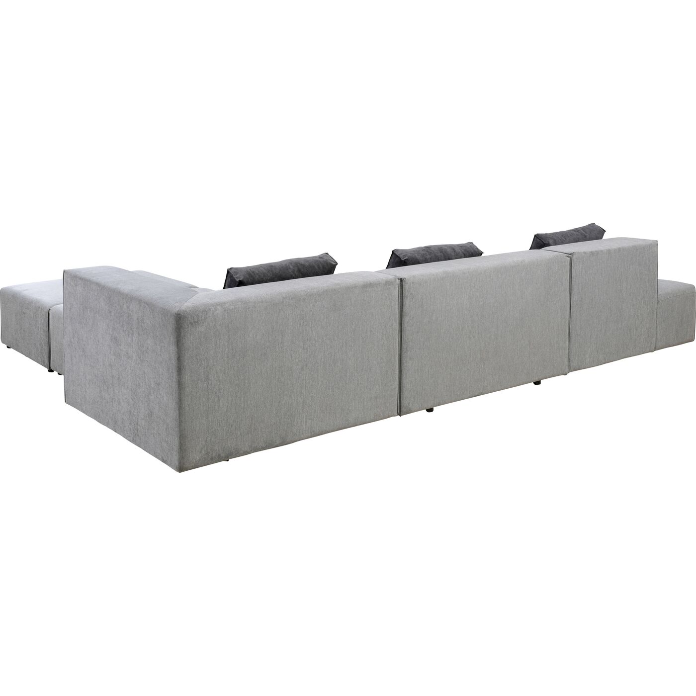 Угловой диван Infinity Atlanta Grey 357 см KARE 86054