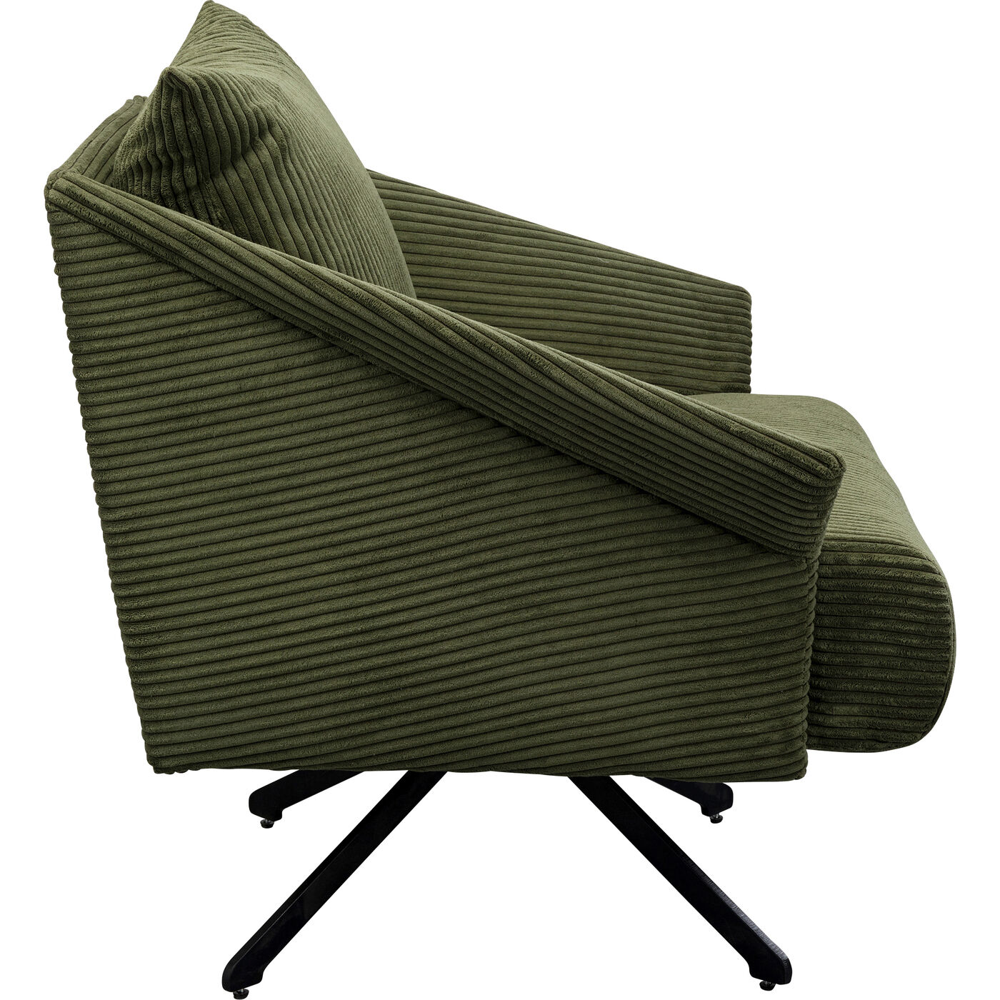 Кресло вращающееся Milo Green KARE 87838
