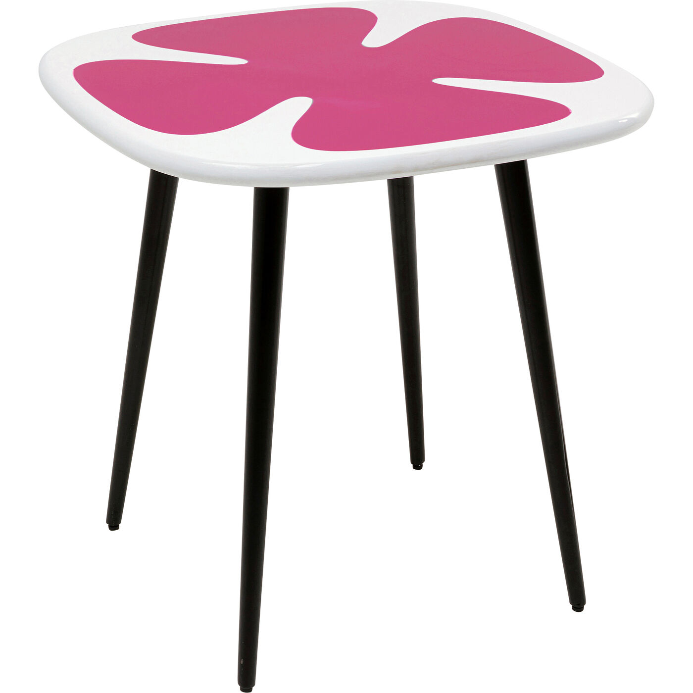 Стол приставной KARE x Karim Rashid Petal Pink 60x60cm KARE 70846