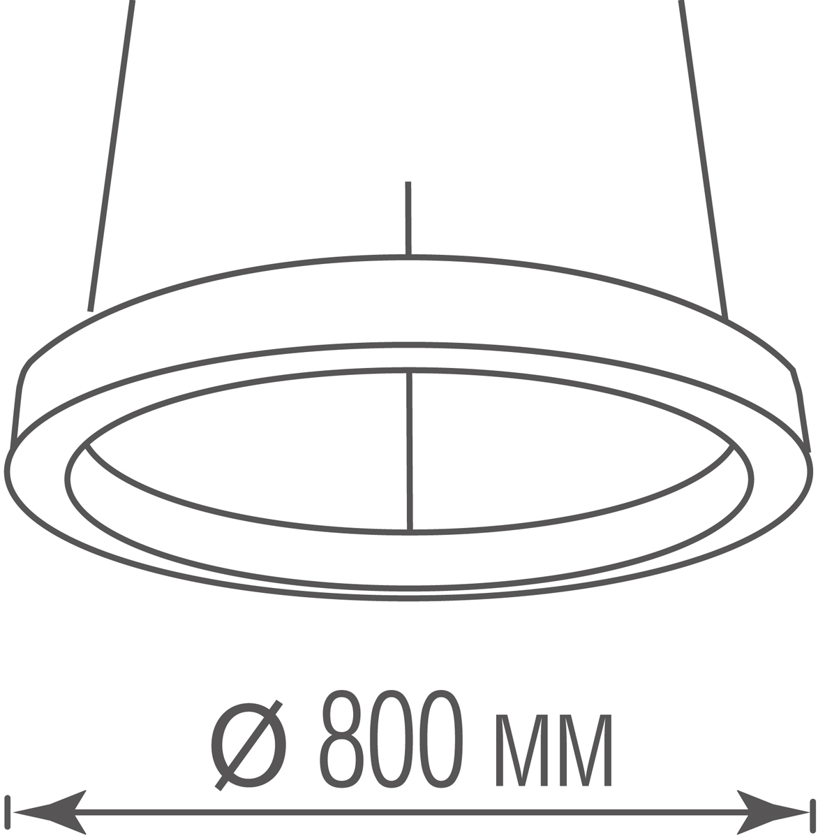 Подвесной светодиодный светильник Donolux DL800S72WW White