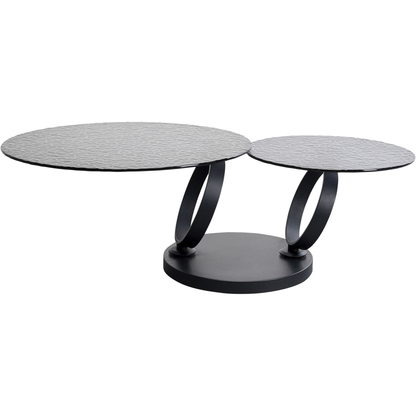 Стол кофейный Beverly Bubble Black 133x80 см KARE 87650
