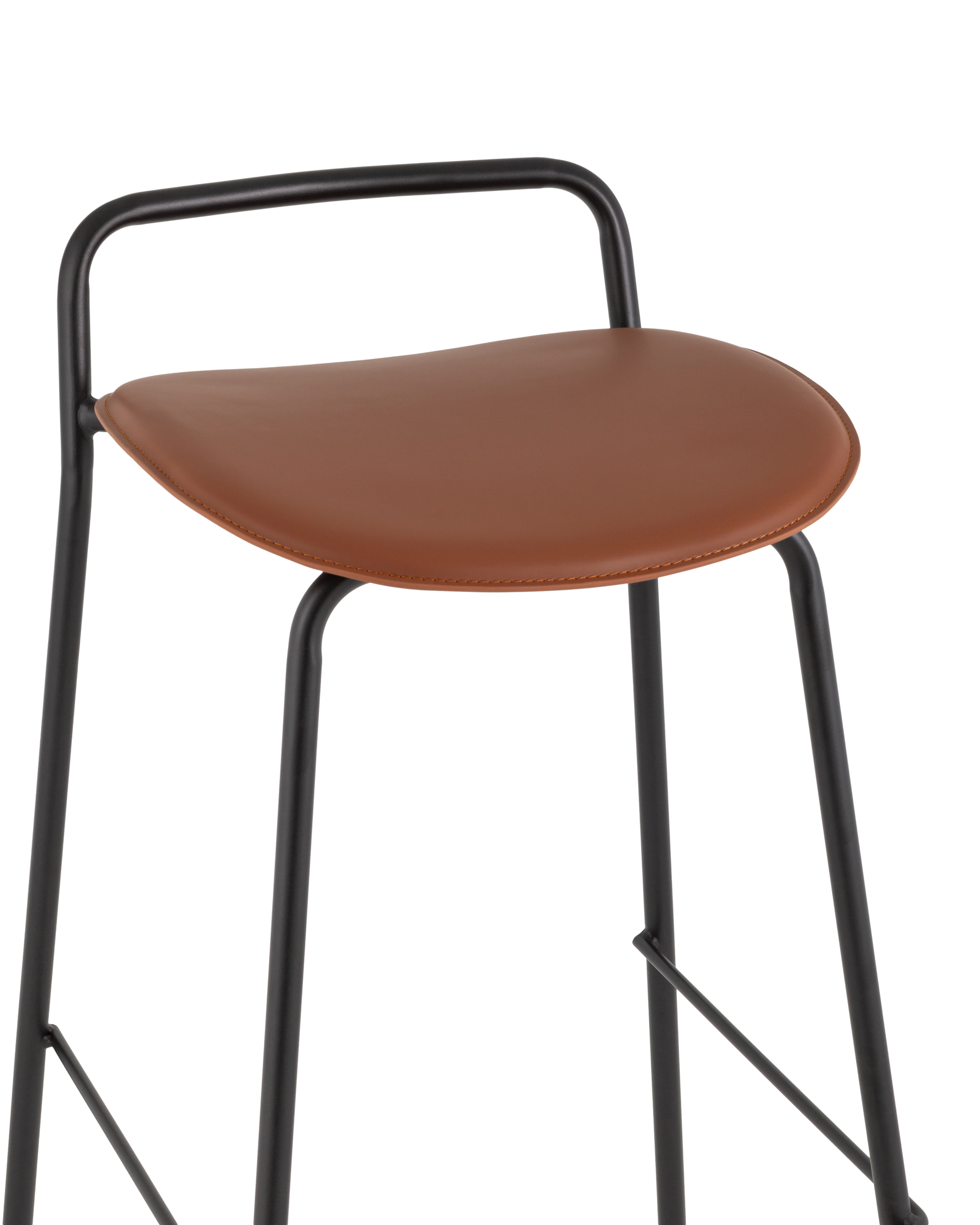 Стул барный Mantis экокожа коричневый Stool Group