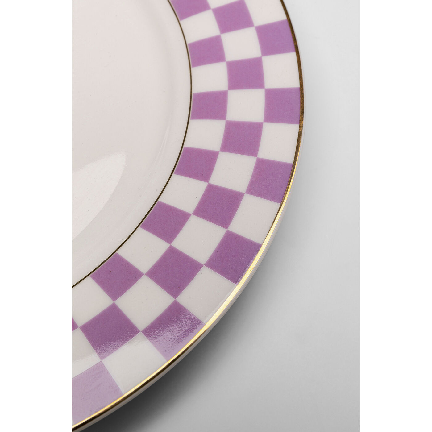 Тарелка Harlequin Purple Ø21cm KARE 56987
