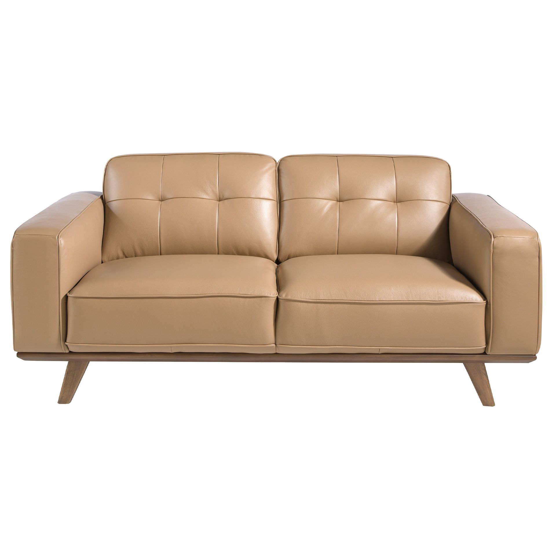 Диван 2-х местный 6119/5606-2P-M5668 с обивкой из стеганой кожи Angel Cerda