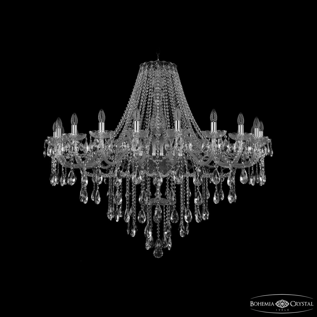 Люстра хрустальная 1415/20/460 Ni Bohemia Ivele Crystal