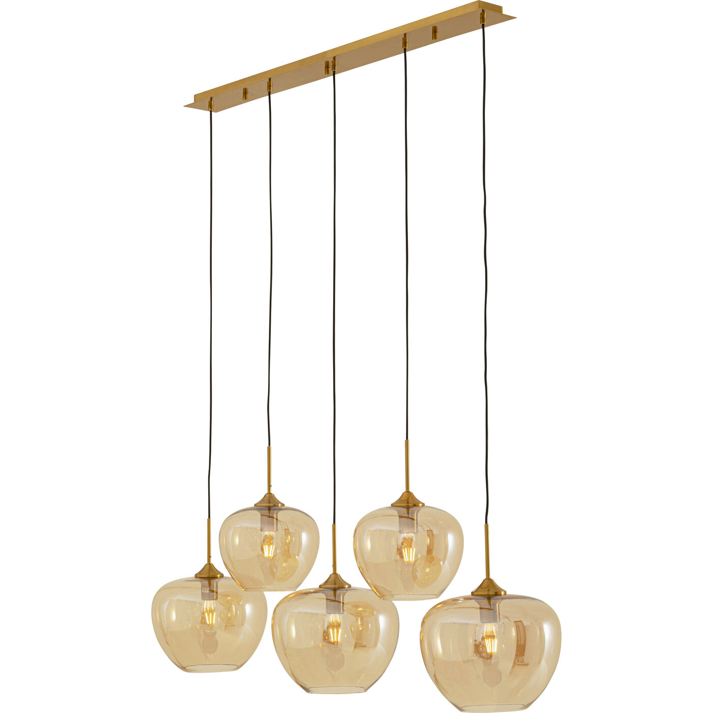 Светильник подвесной Sphere Amber Five 160cm KARE 57706