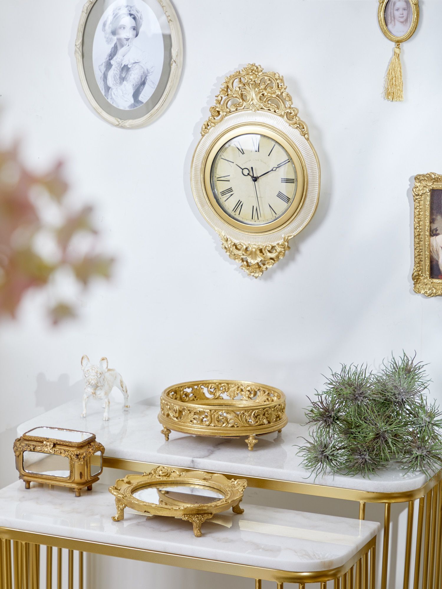 Шкатулка с зеркальными панелями, под старину Glasar 28-659