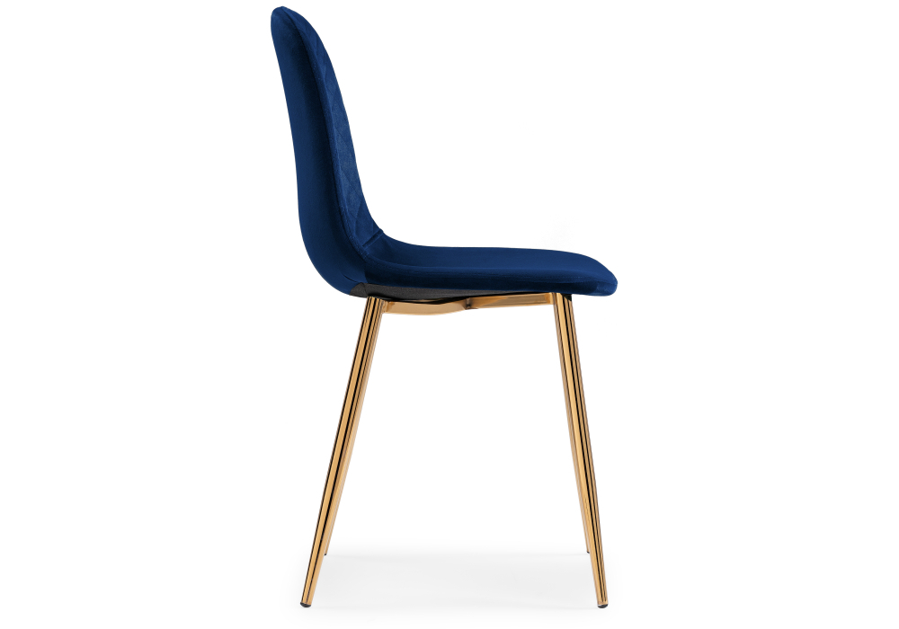 Стул Woodville Dabl dark blue / gold 15290