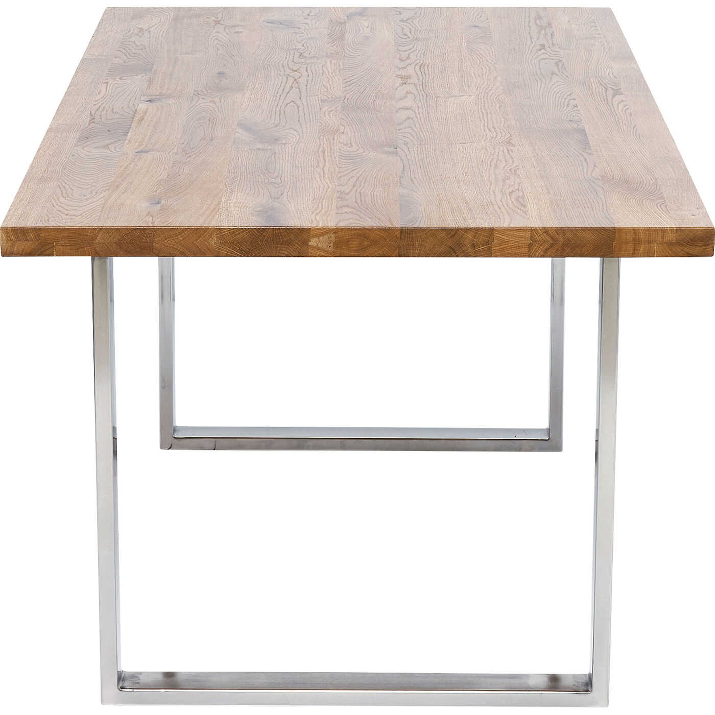 Стол Jackie Oak GK Chrome 200x100 см KARE 84523