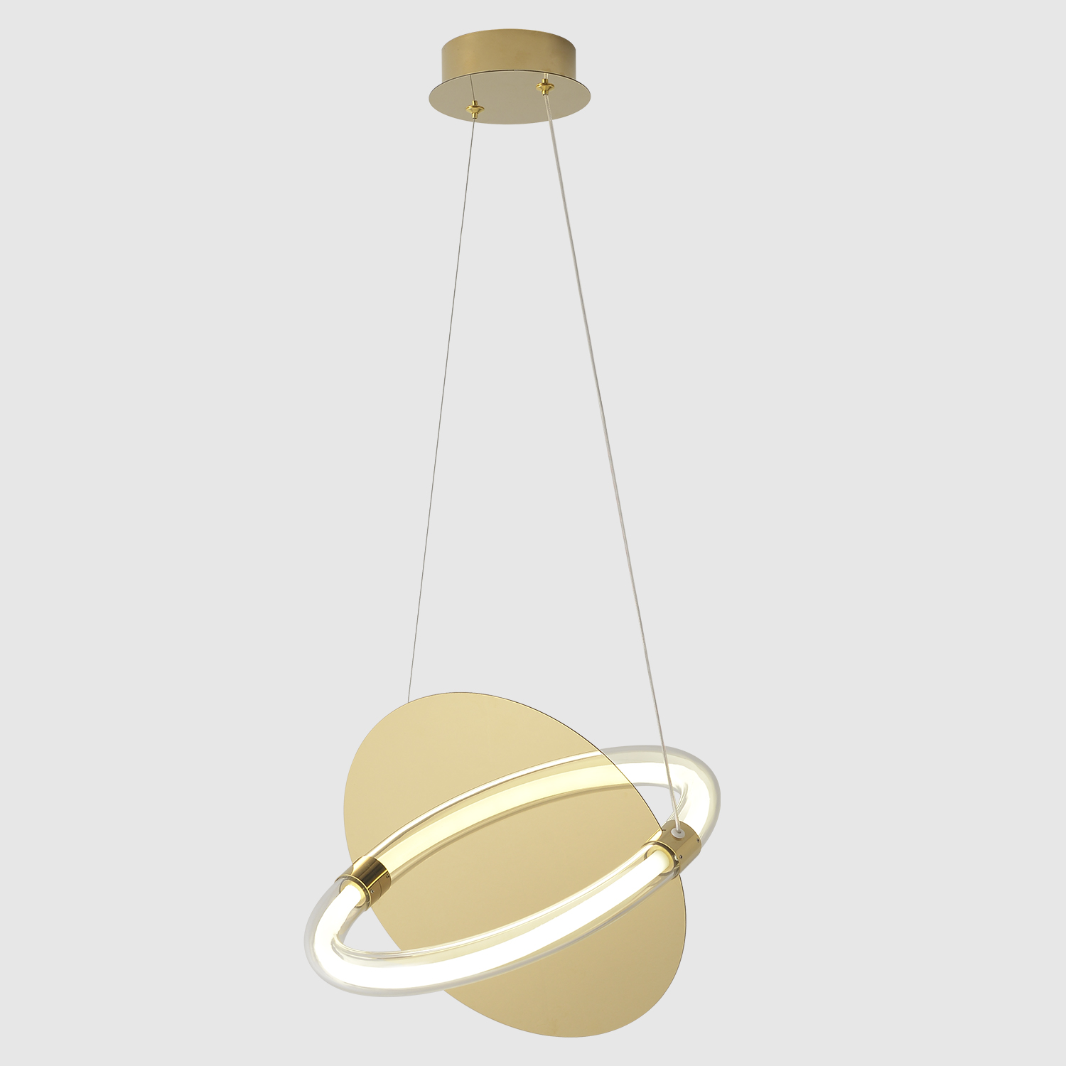 Светильник подвесной Crystal Lux NEBULA SP22W LED GOLD