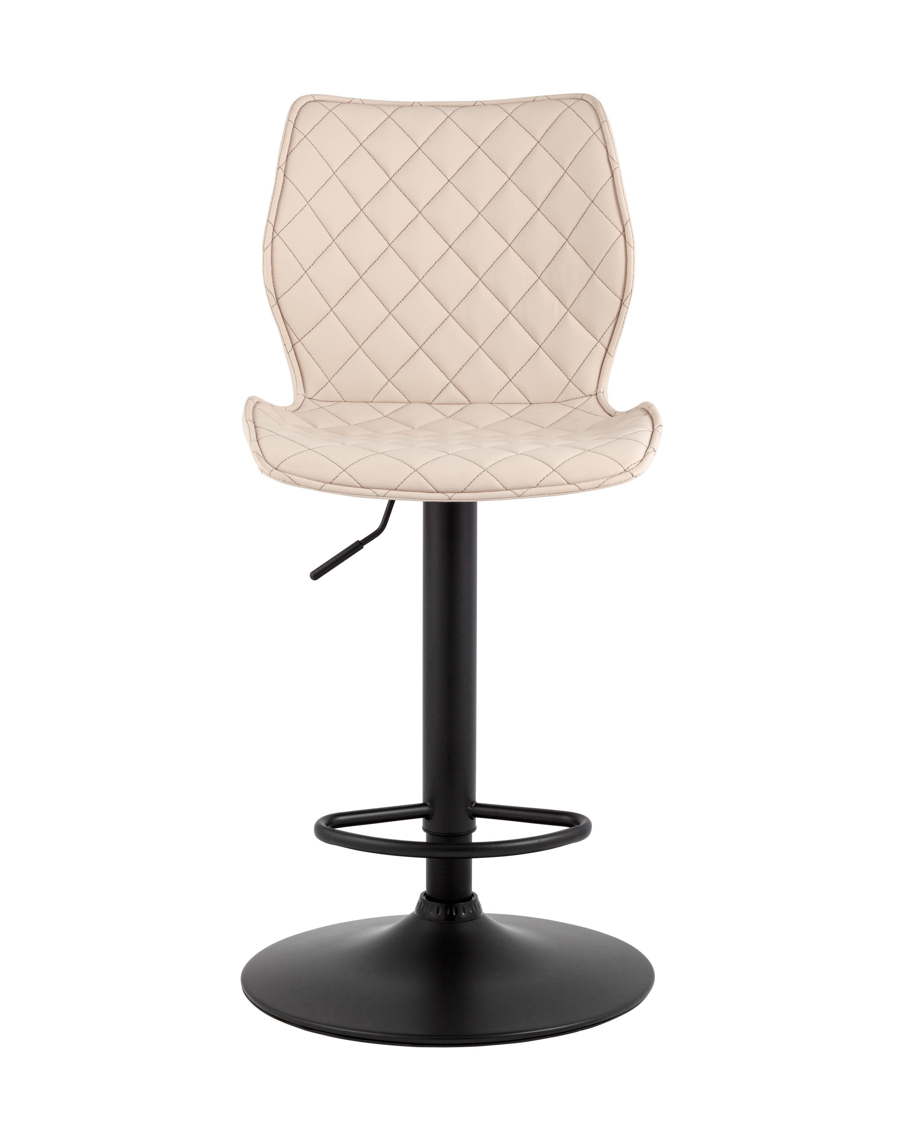 Стул барный Dome экокожа светло-серый Stool Group
