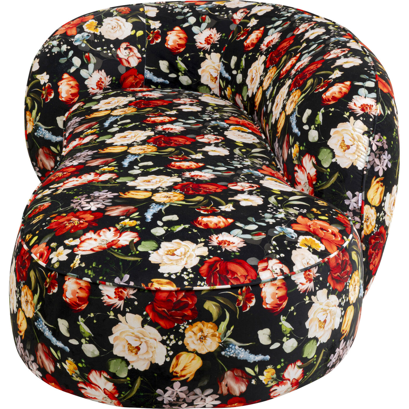 Диван Wonder Flowers Black 200cm KARE 71390
