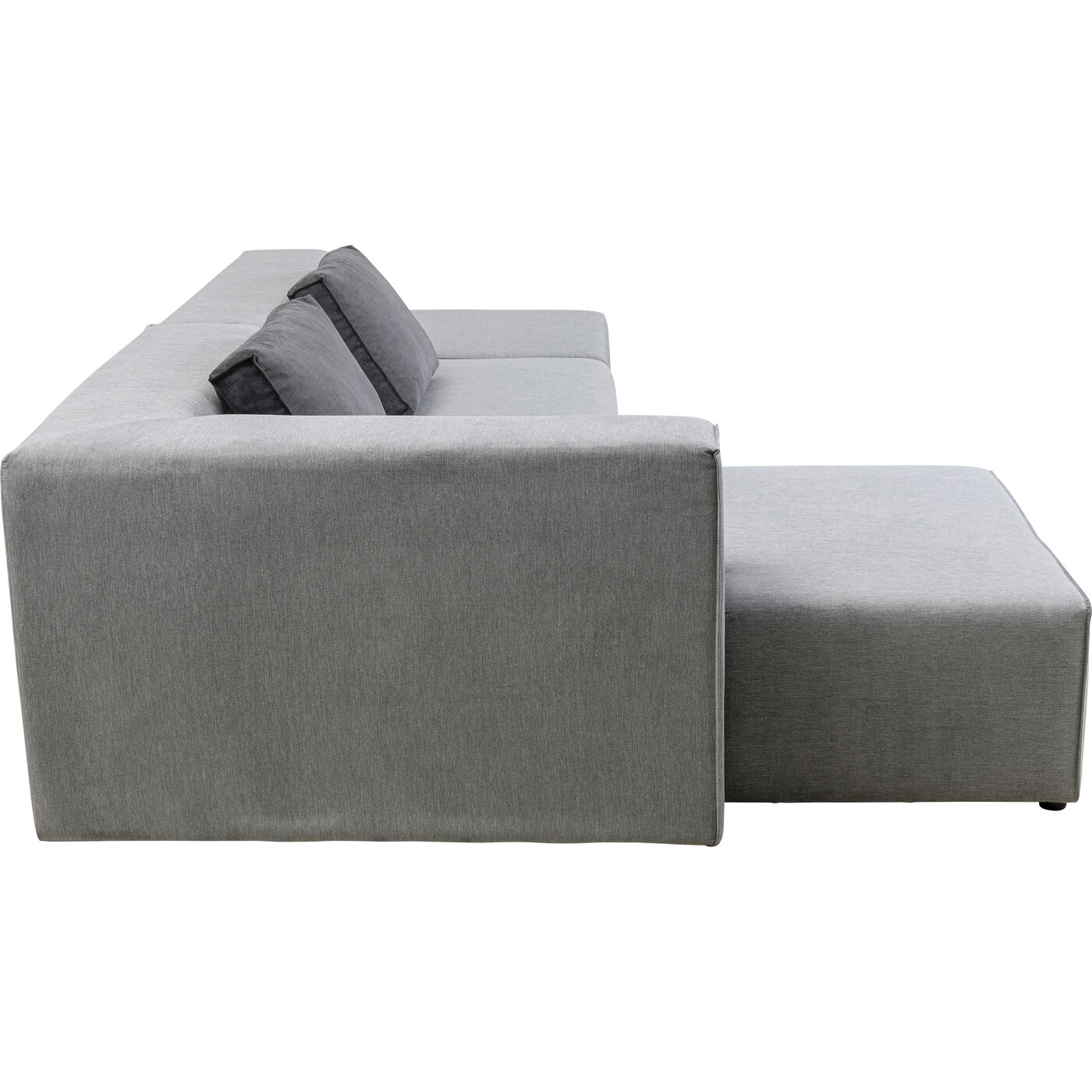 Диван угловой левосторонний Infinity Ottomane Left Grey KARE 81324