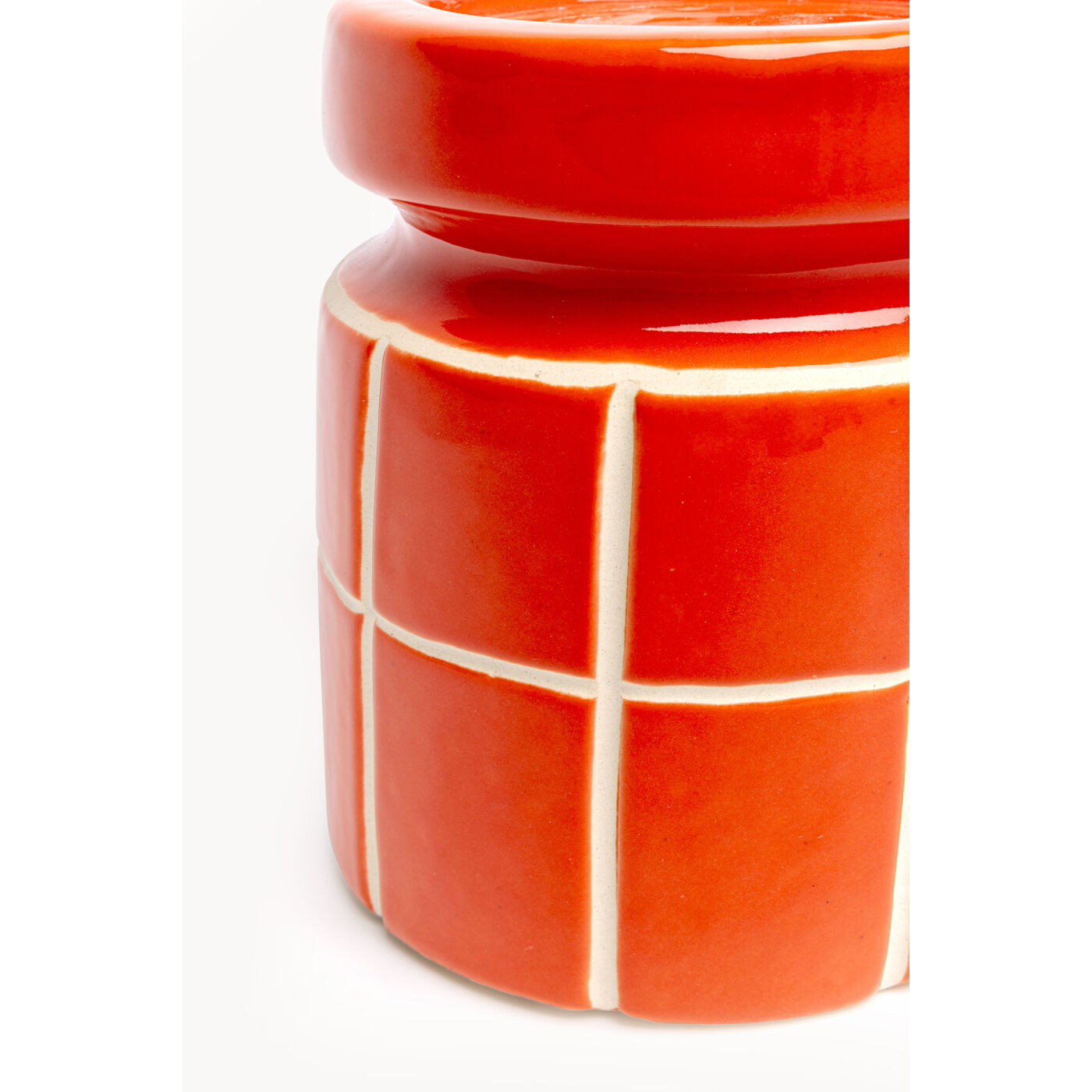 Подсвечник Bliss Tile Orange 14cm KARE 57973