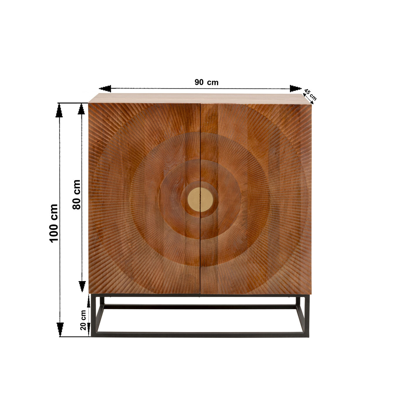 Комод Madeira Bright 100x90cm KARE 70981