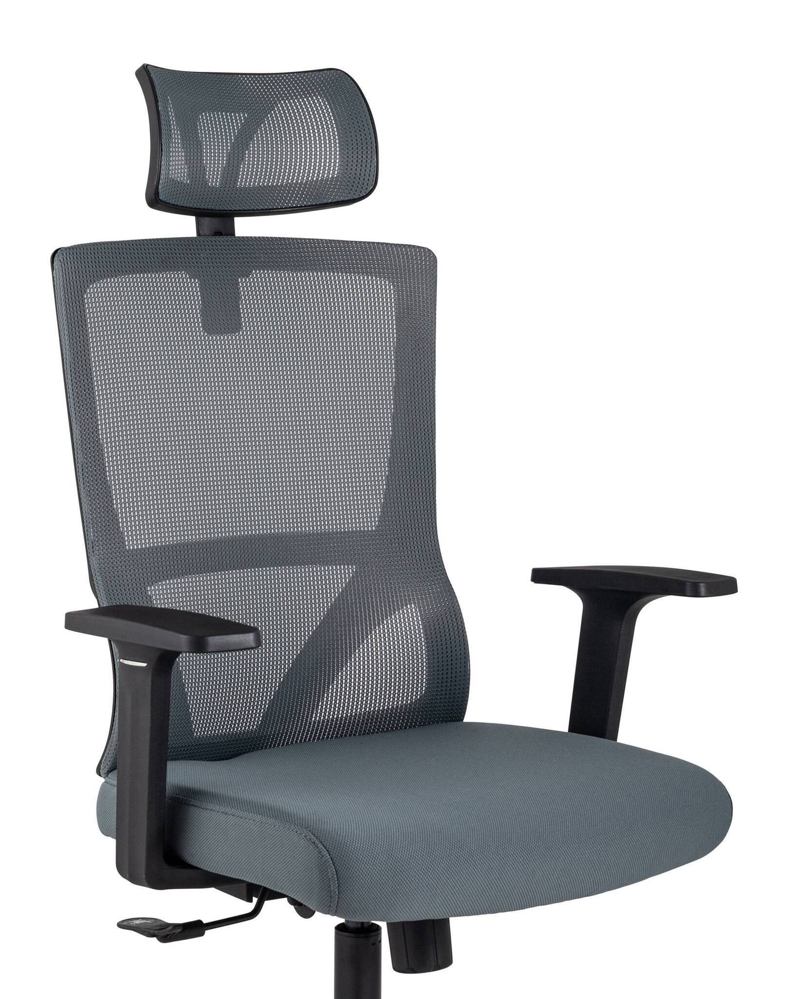 Кресло руководителяs Local серое TopChairs