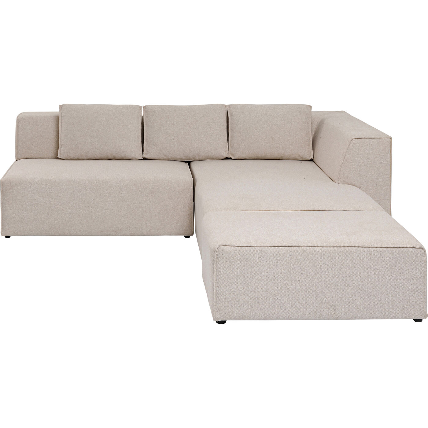 Диван угловой левосторонний Infinity Ottomane Creme Right KARE 85494