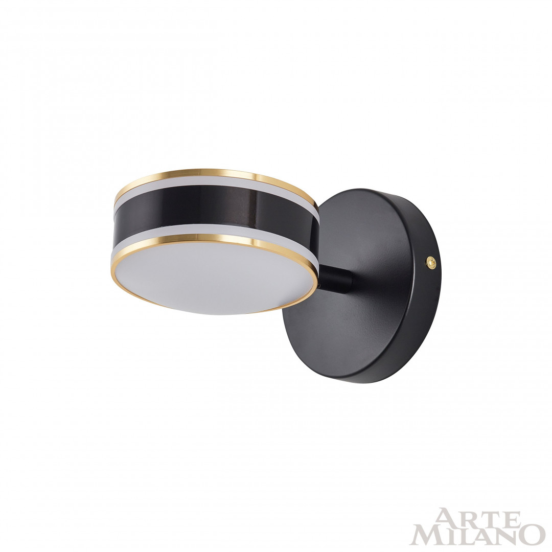 Бра светодиодные 277599/1B BK/GD Arte Milano