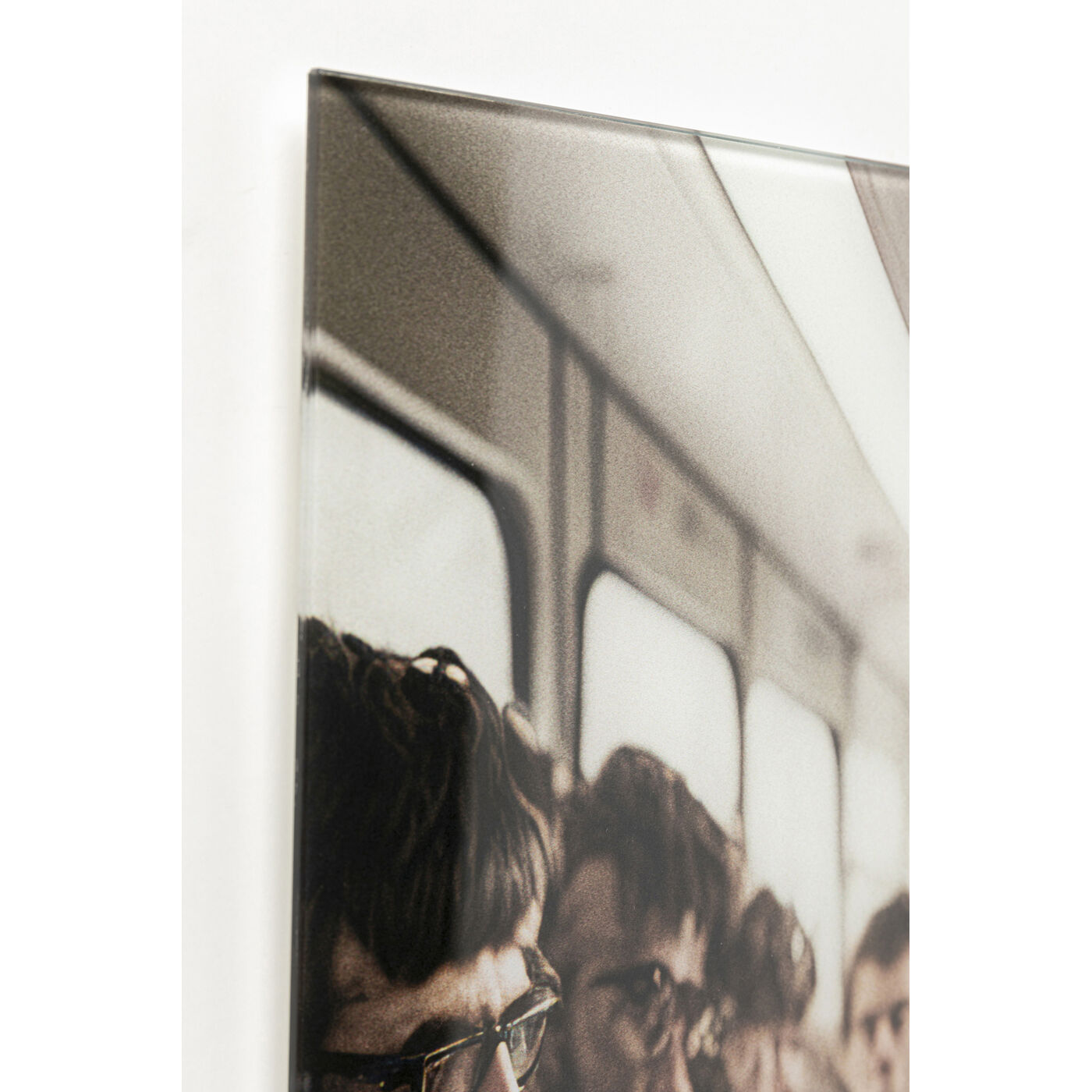 Картина стеклянная Commuter Monkey 60x60 см KARE 57011