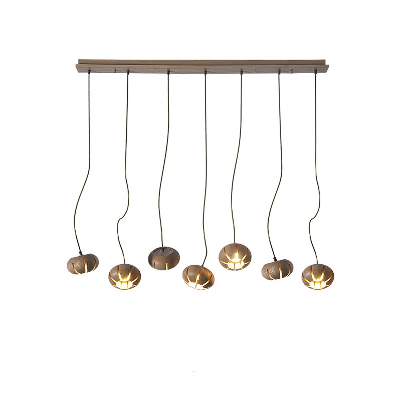Дизайнерская люстра CAPSULES L90 Light wood by ImperiumLoft
