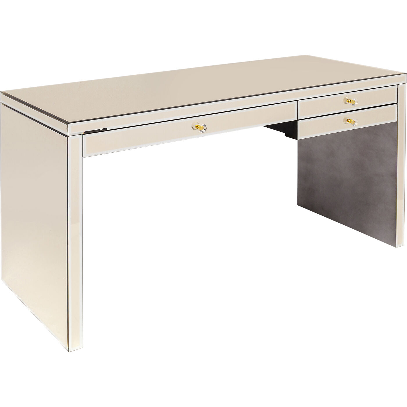 Стол письменный Luxury Champagne 140x60 см KARE 84158