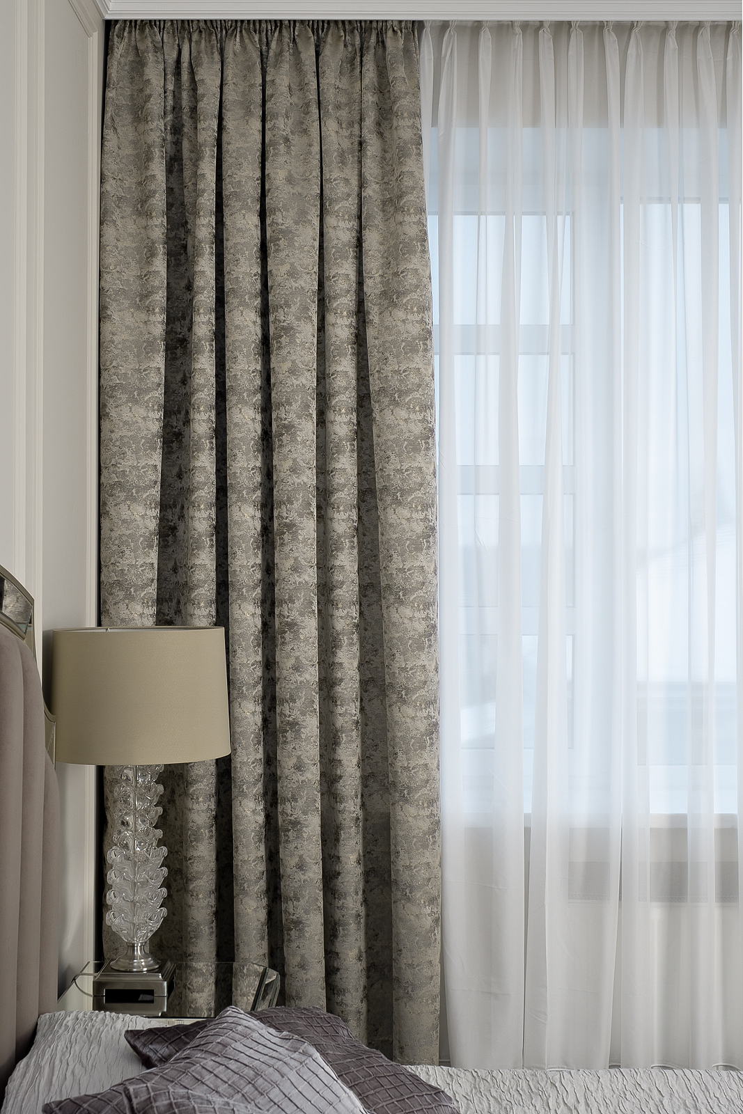 Портьера бронзовая Garda Decor 121GD-00008