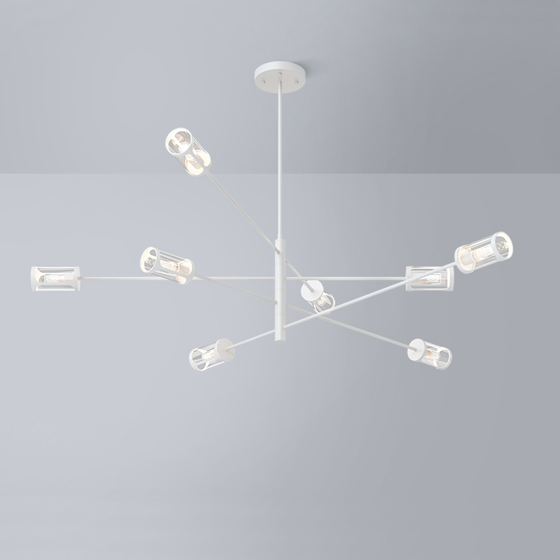 Дизайнерская люстра SKELBY H32 White/Transparent by ImperiumLoft