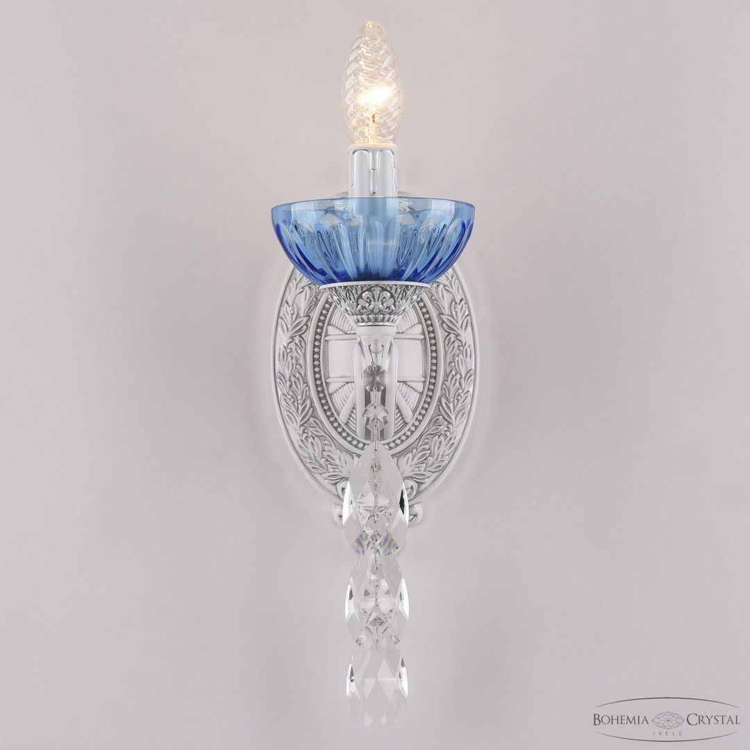 Бра хрустальные AL7801B10/1/175 B WMN P Aquamarine/M-1H Bohemia Ivele Crystal