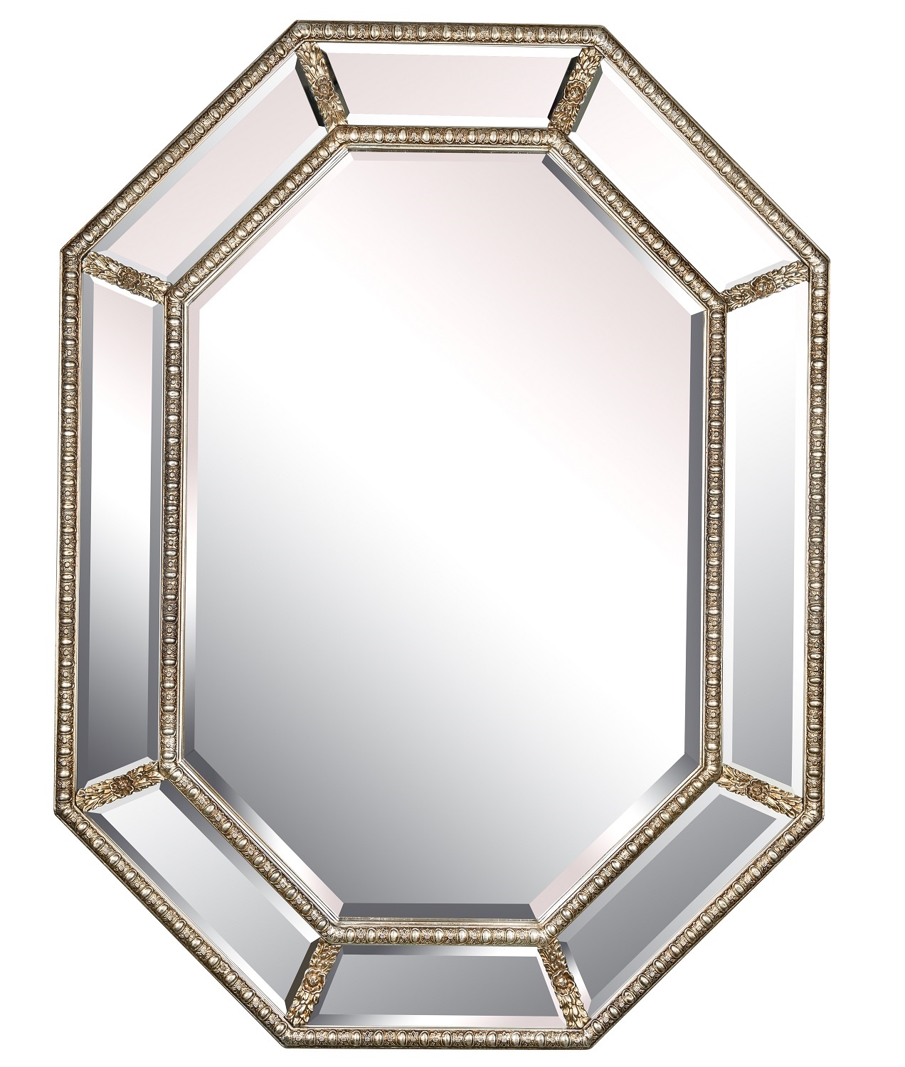 Зеркало в раме Diamond Silver Art-Zerkalo FA037SL