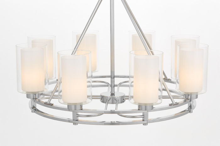 Подвесная люстра Lumina Deco LDP 8025-8 CHR+WT