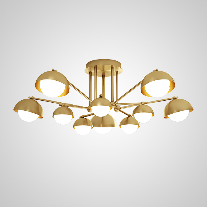 Потолочная люстра FABIANA L10 Brass by ImperiumLoft