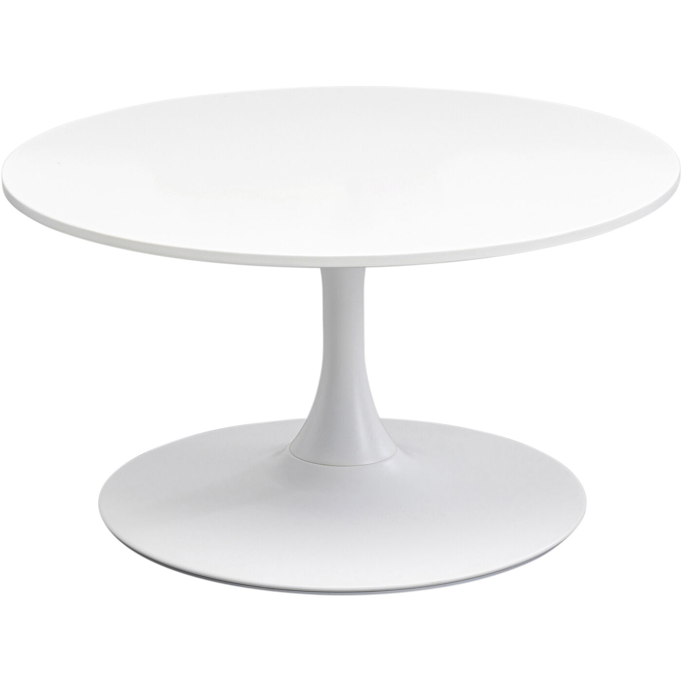 Стол кофейный Schickeria White Ø80 см KARE 87761