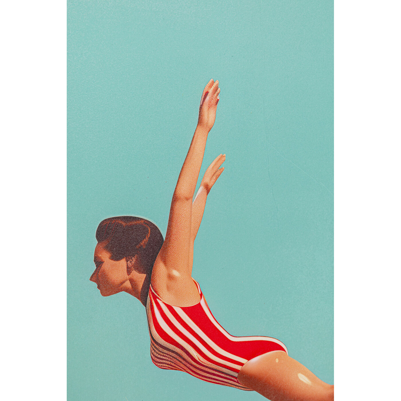 Картина в раме Jumping Girl Up 103x73cm KARE 57993