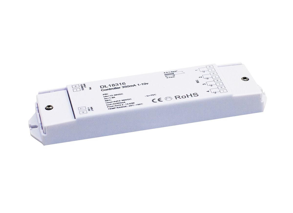 ККонтроллер для управления яркостью светодиодного освещения Donolux DL18316/controller 350mA 1-10V