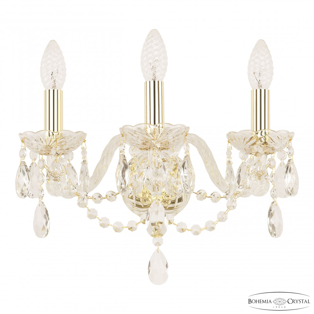 Бра хрустальные 116B/3/141 G Bohemia Ivele Crystal