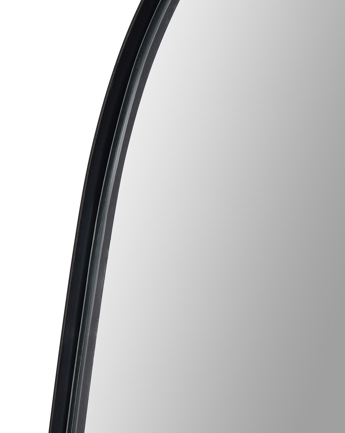 Черное настенное зеркало Вейл Louvre Home DWM240332PND