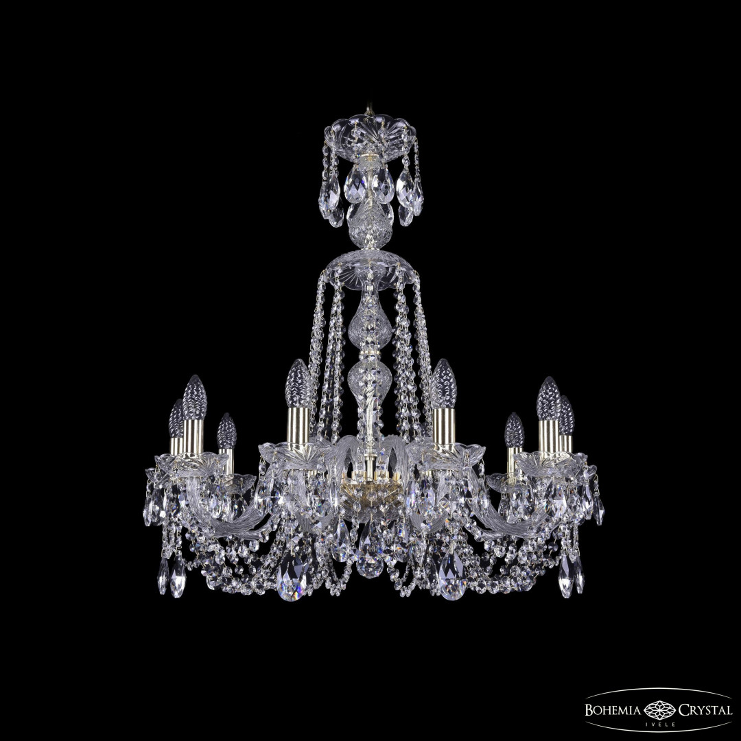 Люстра хрустальная 1402/10/240/XL-73 G