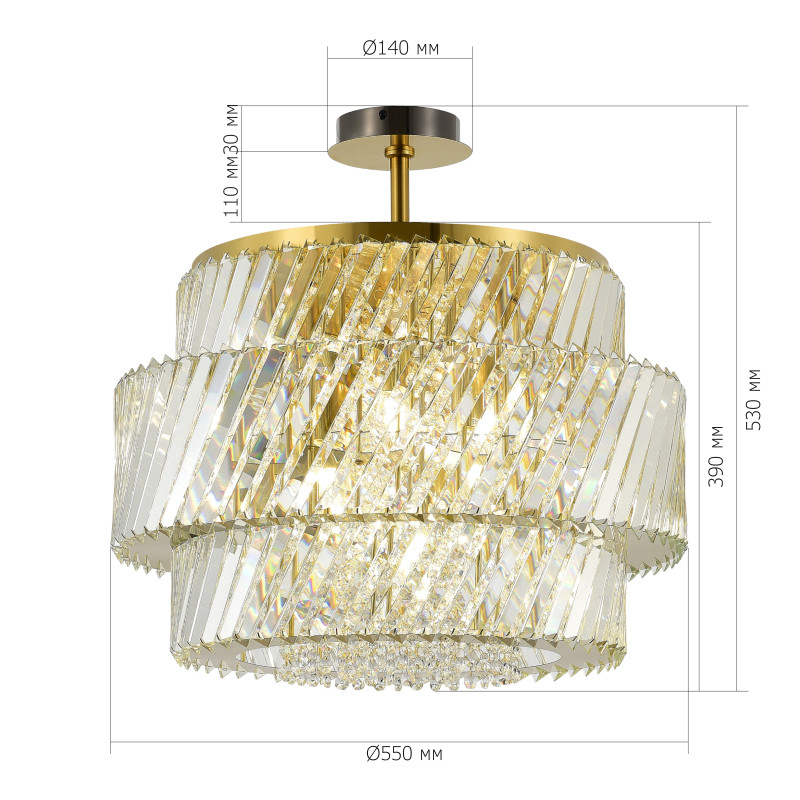 Люстра на штанге ST-Luce SL6138.313.12