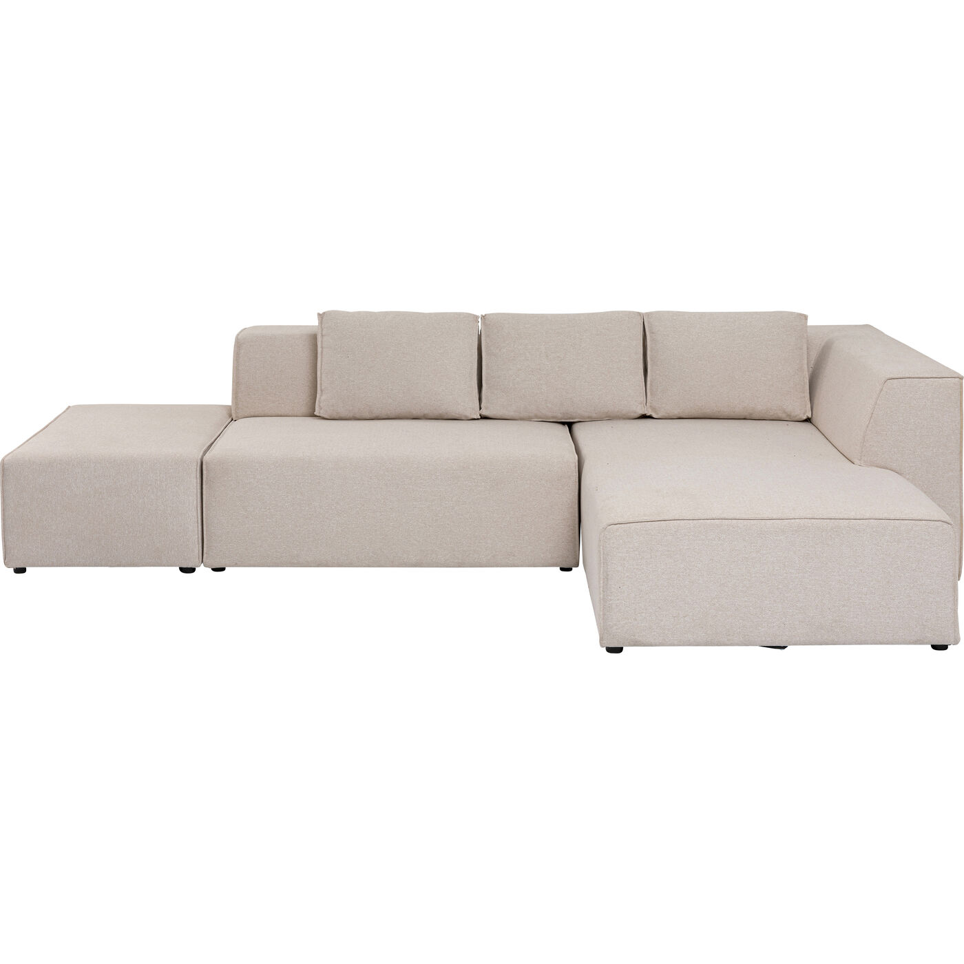Диван угловой левосторонний Infinity Ottomane Creme Right KARE 85494