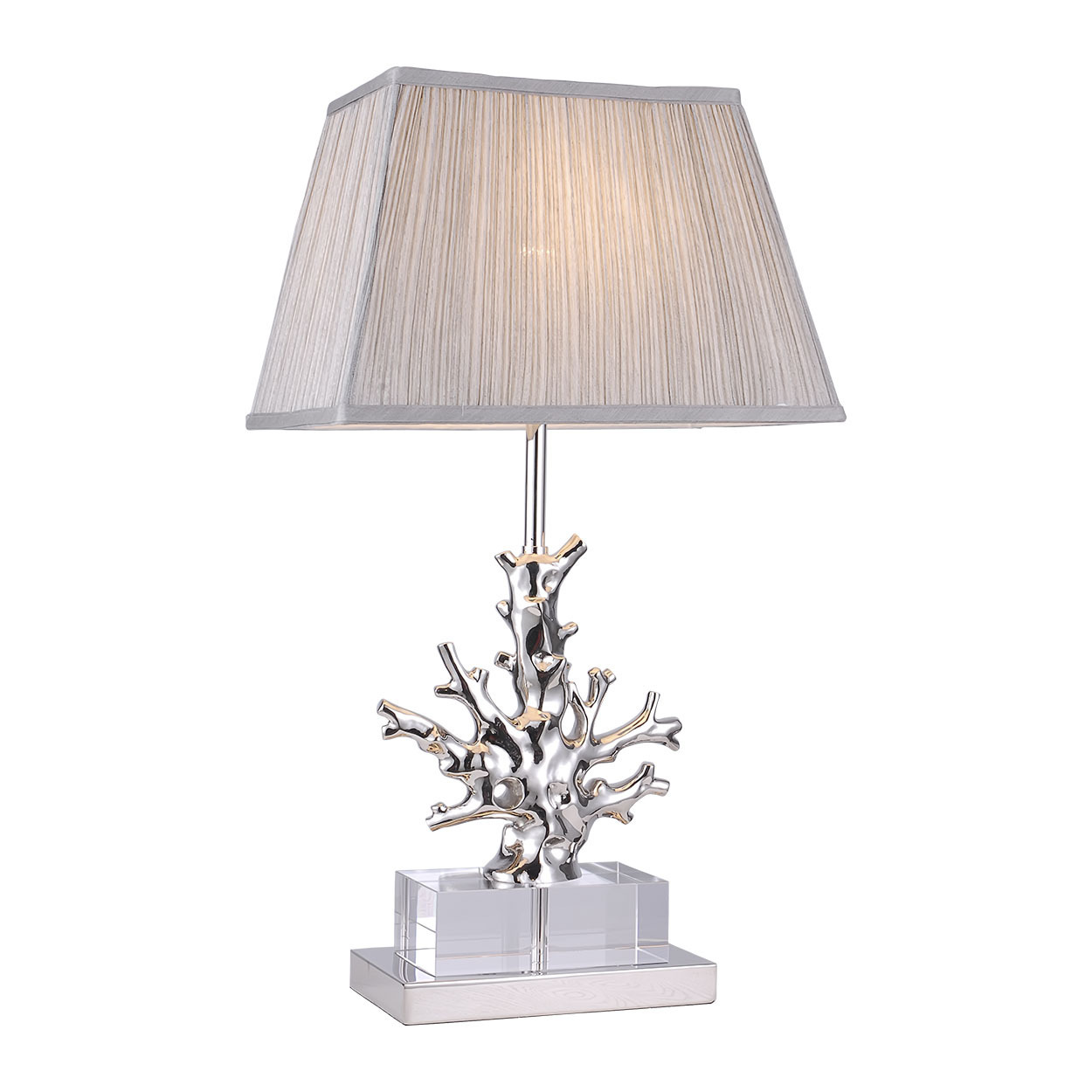 Лампа настольная "Silver coral" Garda Decor K2BT-1004