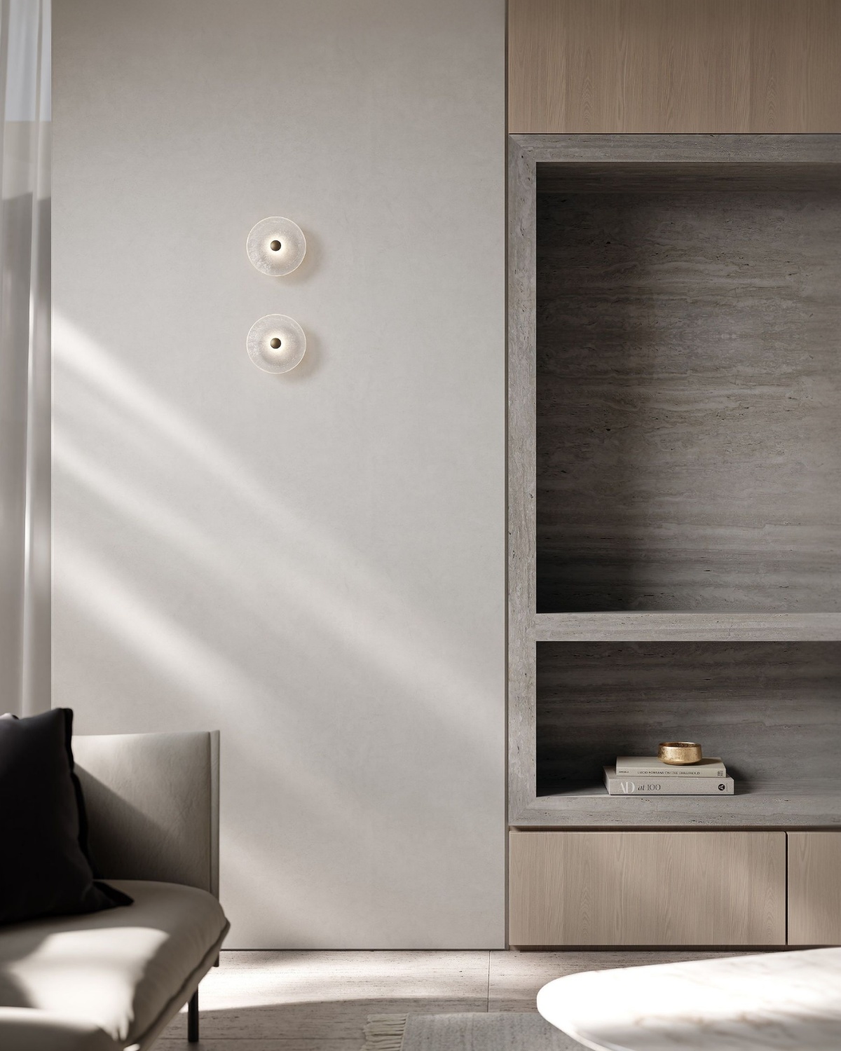 Чёрный настенный светильник Милфорд Louvre Home LSC540325XNP