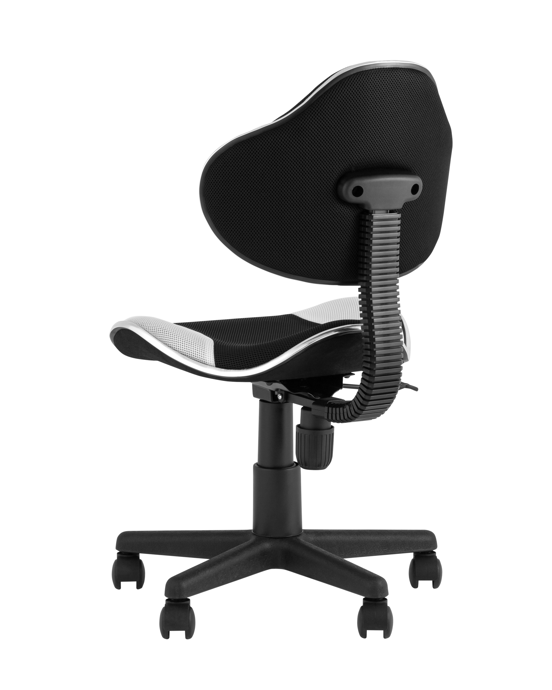 Стул офисный QZY черно-белый Stool Group