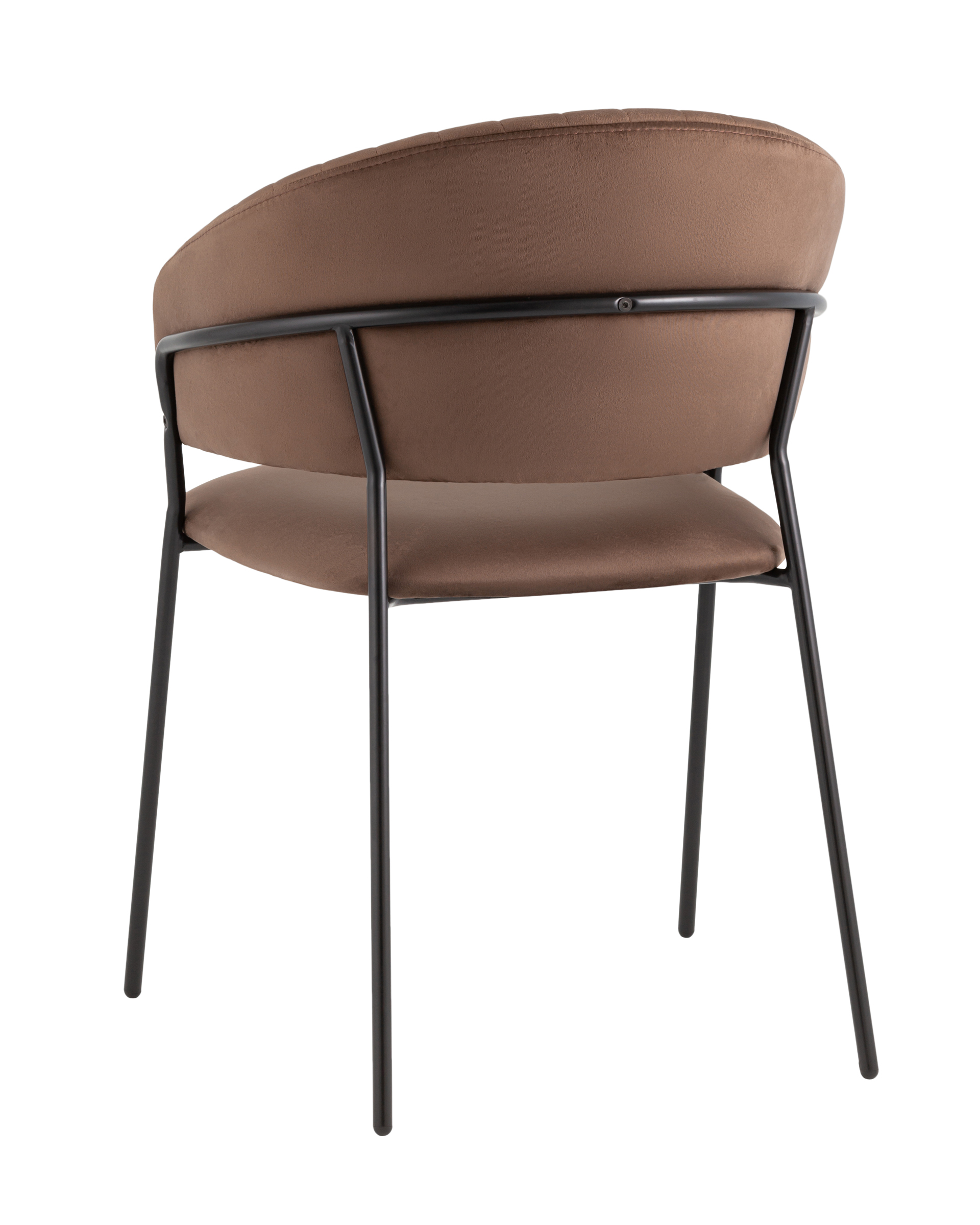Стул Бруно велюр коричневый Stool Group