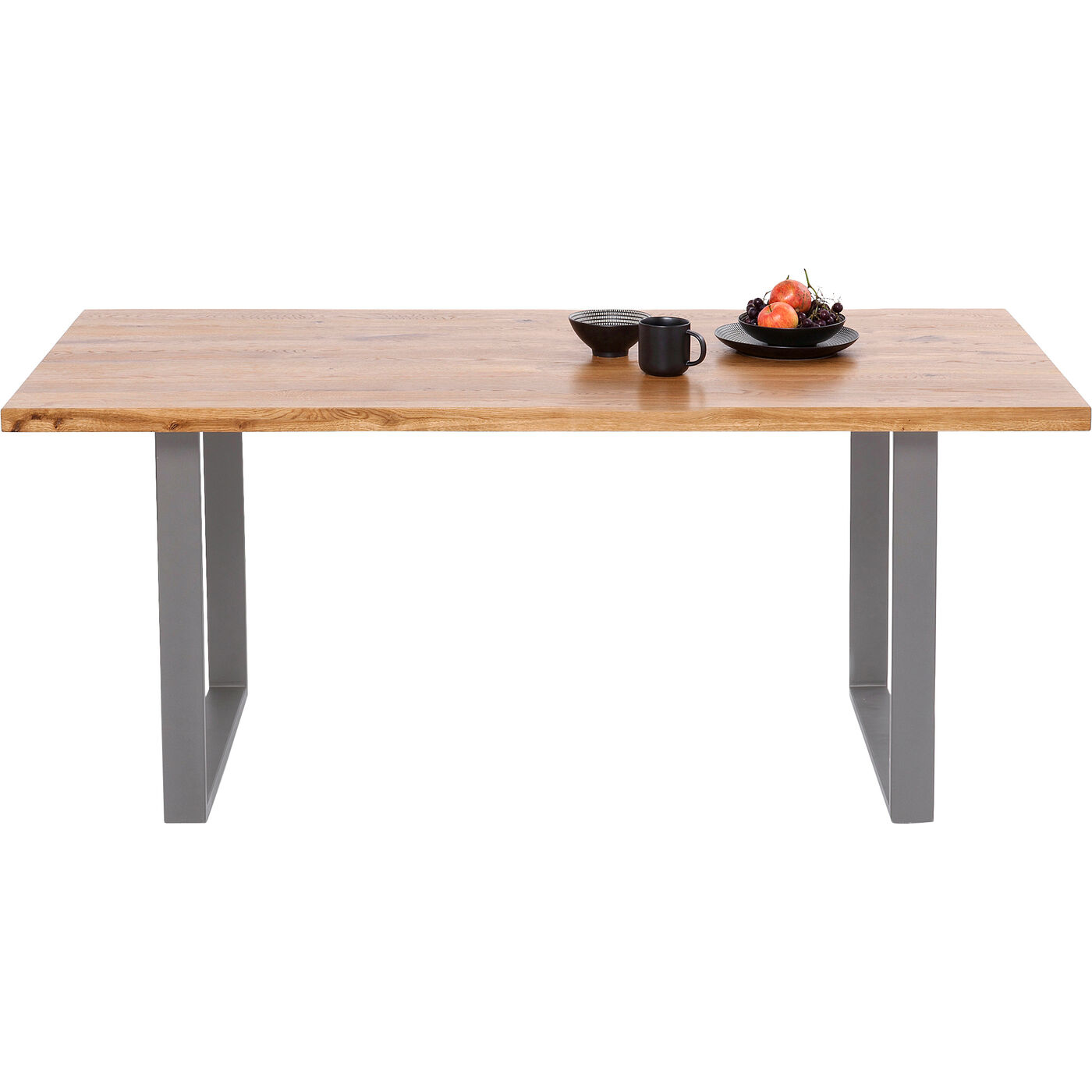Стол Jackie Oak GK Crude Steel 200x100 см KARE 84524